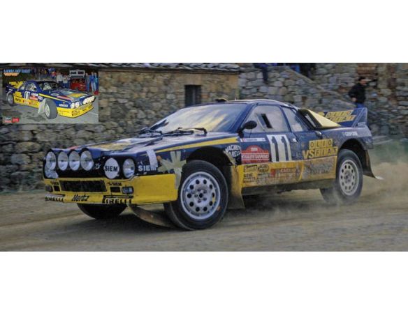 Hasegawa HG20277 LANCIA 037 RALLY N.11 4th SANREMO RALLY 1984 F.TABATON KIT 1:24 Modellino