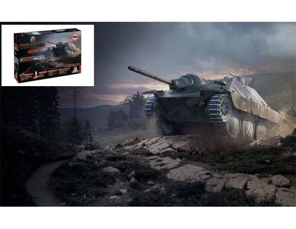 Italeri IT36511 WORLD OF TANKS JAGDPANZER 38 (t) HETZER KIT 1:35 Modellino