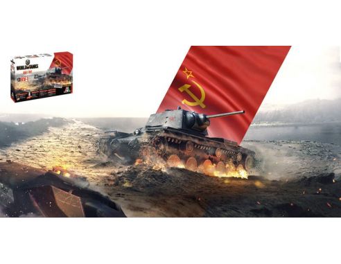 Italeri IT56505 WORLD OF TANKS KV-1/KV-2 KIT 1:56 Modellino