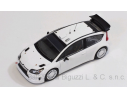 Ixo model MDCS011 CITRONE C4 WRC WHITE 2010 PLAIN BODY VERSION + 4 WHEELS 1:43 Modellino