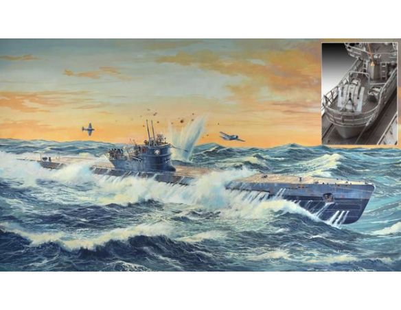 Revell RV05114 GERMAN SUBMARINE TIPE IX C KIT 1:72 Modellino