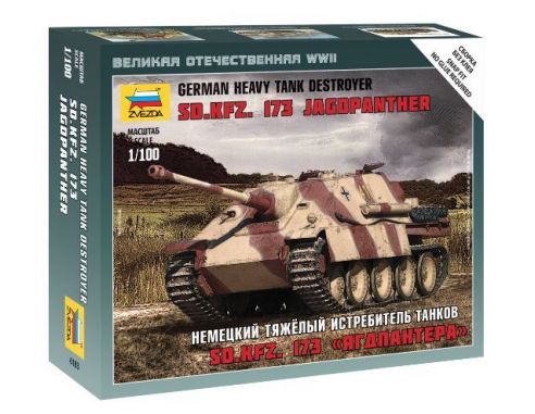 Zvezda Z6183 SD.KFZ.173 JAGDPANTHER KIT 1:100 Modellino