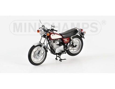 MINICHAMPS 122163400 YAMAHA SR 500 1998 RED & WHITE Modellino
