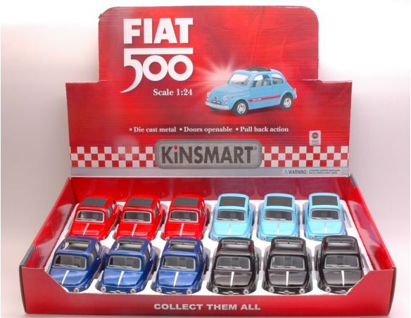 Hot Wheels KT5004D FIAT 500 CLASSIC 1:24 Modellino