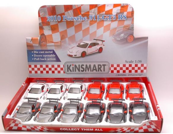 KINSMART KT5352D PORSCHE 911 GT3 RS 2010 1:36 Modellino