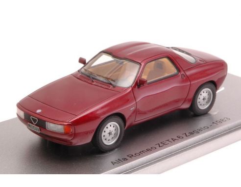 Kess Model KS43000280 ALFA ROMEO ZETA 6 ZAGATO 1983 METALLIC RED 1:43 Modellino
