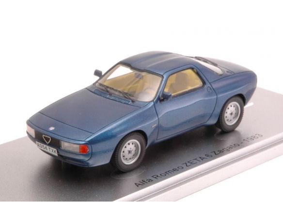 Kess Model KS43000281 ALFA ROMEO ZETA 6 ZAGATO 1983 METALLIC BLUE 1:43 Modellino