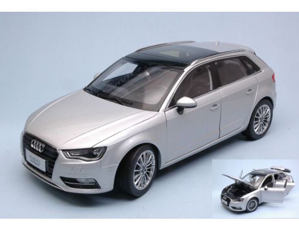 Paudi Model PD2290S AUDI A3 SPORTBACK 2012 SILVER 1:18 Modellino