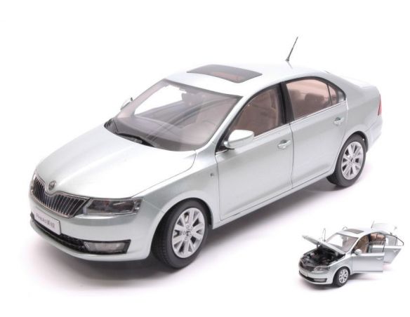 Paudi Model PD2311CY SKODA RAPID 2013 LIGHT BLUE MET.1:18 Modellino
