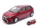 Paudi Model PD2317R TOYOTA YARIS L 2014 WINE RED 1:18 Modellino