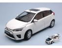 Paudi Model PD2317W TOYOTA YARIS L 2014 WHITE 1:18 Modellino