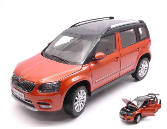 Paudi Model PD2328OR SKODA YETI 2014 METALLIC ORANGE 1:18 Modellino