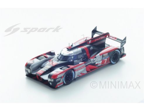 Spark Model S18266 AUDI R18 N.7 4th LM 2016 FASSLER-LOTTERER-TRELUYER 1:18 Modellino