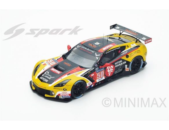 Spark Model S18277 CORVETTE C7R-Z06 N.50 37th LM 2016 Y.YAMAGISHI-P.RAGUES-J.P.BELLOC 1:18 Modellino