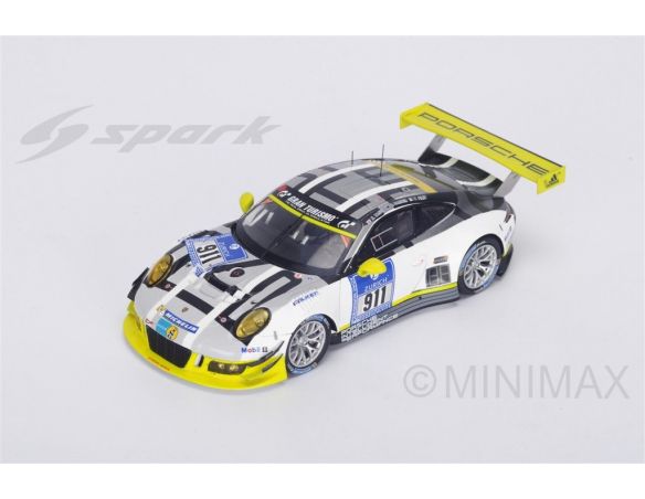 Spark Model S18SG016 PORSCHE 911 GT3 N.911 DNF 24 H NURBURGRING 2016 TANDY-ESTRE-PILET 1:18 Modellino