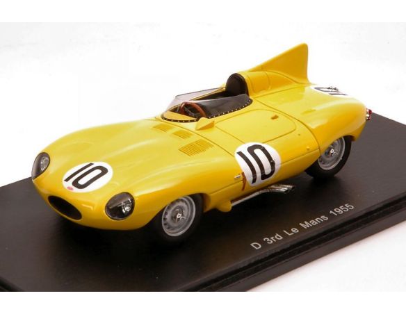 Spark Model S4388 JAGUAR D-TYPE N.10 3rd LM 1955 J.CLAES-J.SWATERS 1:43 Modellino