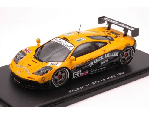 Spark Model S4732 MC LAREN F1 GTR N.53 DNF LM 1996 J.D.DELETRAZ-M.S.SALA-F.GIROIX 1:43 Modellino