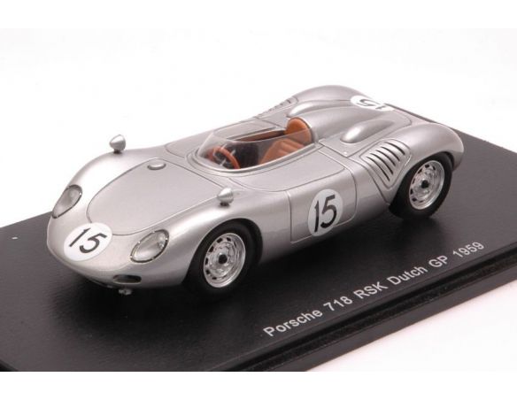 Spark Model S4853 PORSCHE 718 RSK C.GAUDIN DE BEAUFORT 1959 N.15 10th DUTCH GP 1:43 Modellino