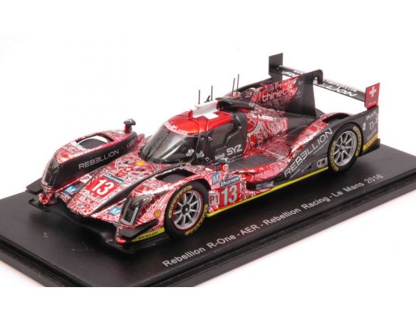 Spark Model S5107 REBELLION R-ONE N.13 DNF LM 2016 M.TUSCHER-A.IMPERATORI-D.KRAIHAMER 1:43 Modellino