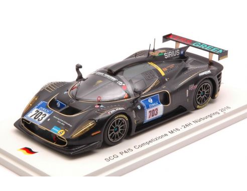 Spark Model SG251 SCG P4/5 M16 N.703 24 H NURBURGRING 2016 BOVINGDON-LAUCK-HARRIS 1:43 Modellino