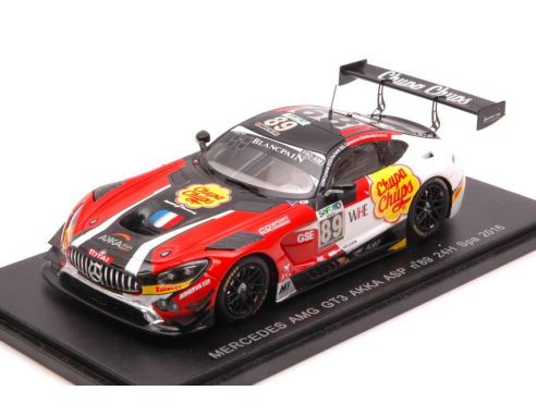 Spark Model SP142 MERCEDES GT3 N.89 40th 24 H SPA 2016 PERFETTI-CAZENAVE-LYONS-TRAFF.1:43 Modellino