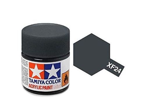 Tamiya Mini XF-24 Dark Grey 10ml Colore Acrylic per modellismo