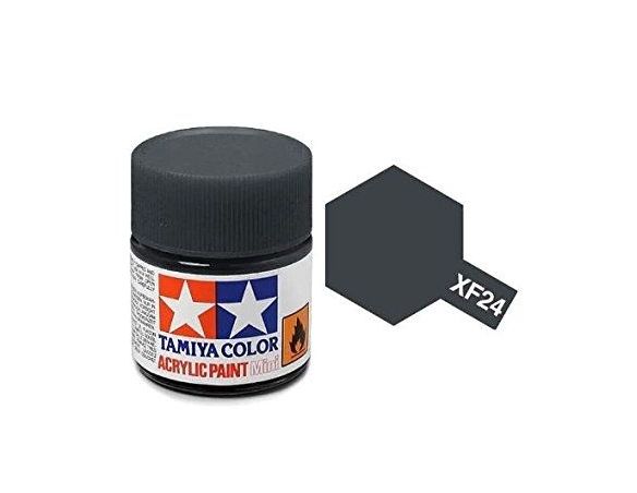 Tamiya Mini XF-24 Dark Grey 10ml Colore Acrylic per modellismo