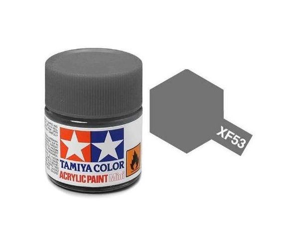 Tamiya Mini XF-53 Netral Grey 10ml Colore Acrylic per modellismo