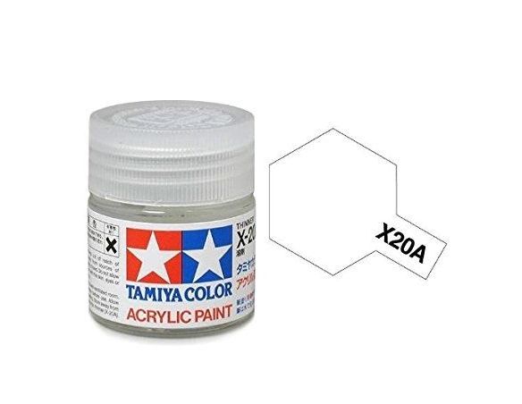 Tamiya Mini X-20A Thinner 10ml Colore Acrylic per modellismo