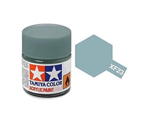 Tamiya Mini XF-23 Light Blue 10ml Acrylic Color per modellismo