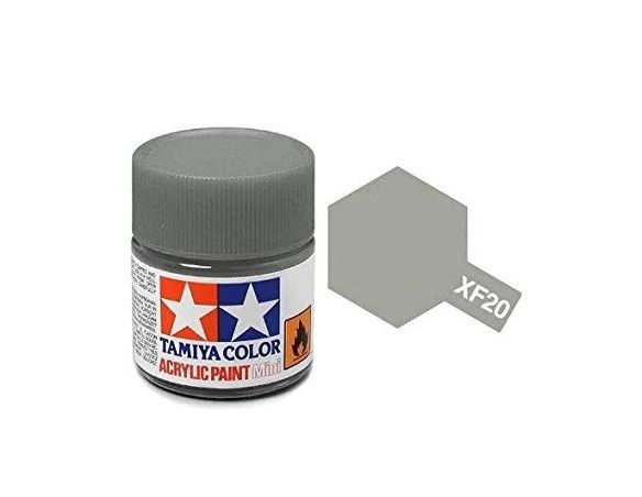 Tamiya Mini XF-20 Medium Grey 10ml Acrylic Color per modellismo