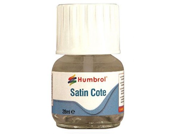 Humbrol Modelcote 28ml Satin Cote Color Modellino