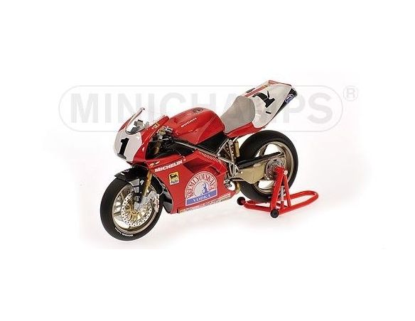 Minichamps PM122951201 DUCATI 916 C.FOGARTY 1995 WORLD CHAMPION SBK 1:12 Modellino