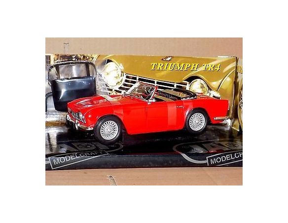 Jadi JD98092 TRIUMPH TR4 ROSSA CABRIO 1:18 Modellino