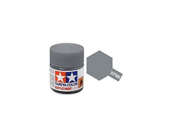Tamiya Mini XF-66 Light Grey 10ml Acrylic Color per modellismo