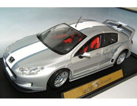 MONDO MOTORS 50009 PEUGEOT 407 SILHOUETTE GRIGIA 1:18 Modellino