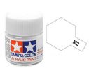 Tamiya Mini X-02 White 10ml Acrylic Color per modellismo