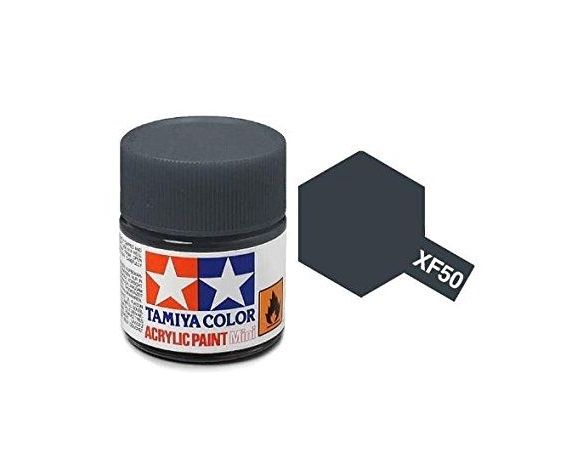 Tamiya Mini XF-50 Field Blue 10ml Acrylic Color per modellismo