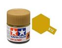 Tamiya Mini X-12 Gold Leaf 10ml Acrylic Color per modellismo