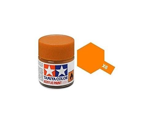 Tamiya Mini X-06 Orange 10ml Acrylic Color per modellismo