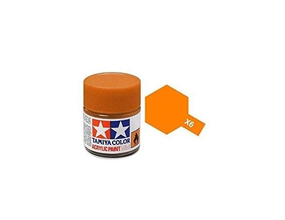 Tamiya Mini X-06 Orange 10ml Acrylic Color per modellismo