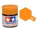 Tamiya Mini X-26 Clear Orange 10ml Acrylic Color per modellismo