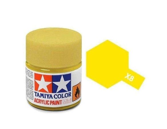 Tamiya Mini X-08 Lemon Yellow 10ml Acrylic Color per modellismo