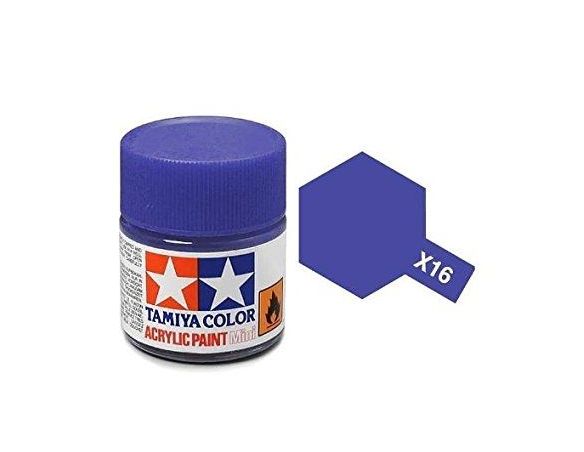 Tamiya Mini X-16 Purple 10ml Acrylic Color per modellismo