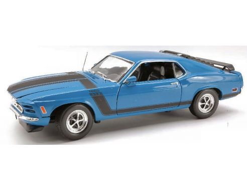 Welly WE1310 FORD MUSTANG BOSS 1970 BLUE 1:18 Modellino