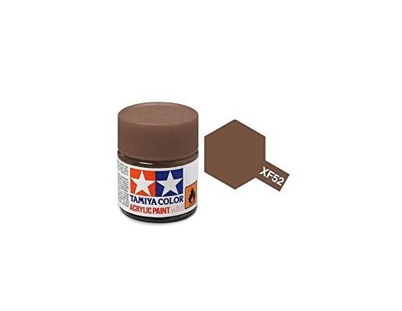 Tamiya Mini XF-52 Flat Earth 10ml Acrilyc Color per modellismo