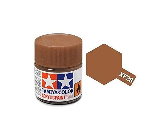 Tamiya Mini XF-28 Dark Copper 10ml Acrilyc Color per modellismo
