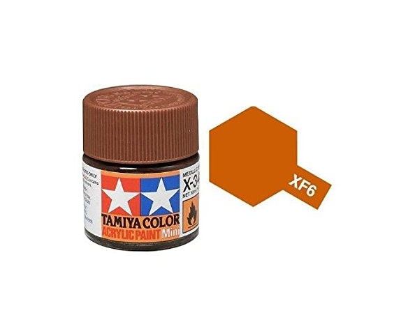 Tamiya Mini XF-06 Copper 23ml Acrilyc Color per modellismo