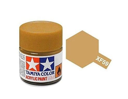 Tamiya Mini XF-59 Desert Yellow 10ml Acrylic Color per modellismo