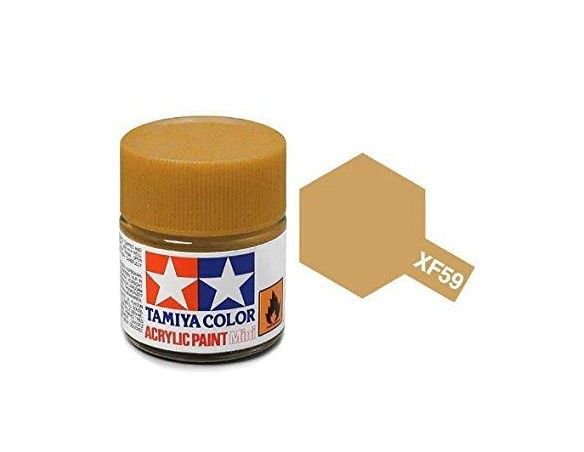 Tamiya Mini XF-59 Desert Yellow 10ml Acrylic Color per modellismo